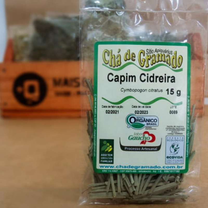 Chá de Capim Cidreira Orgânico 15g Chá de Capim Cidreira Orgânico 15g